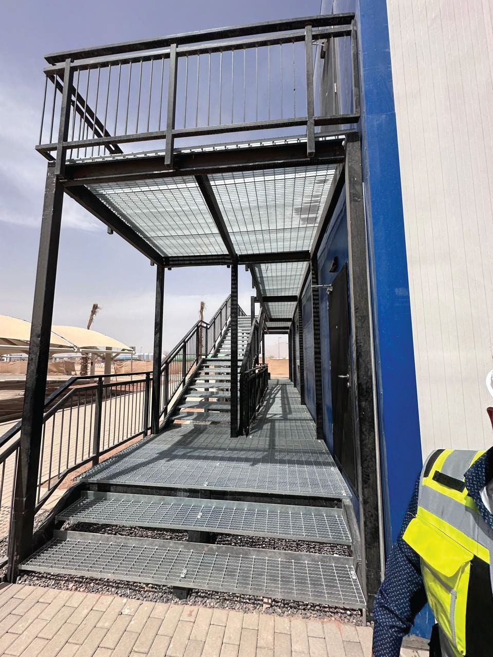 Steel walkways at NEOM