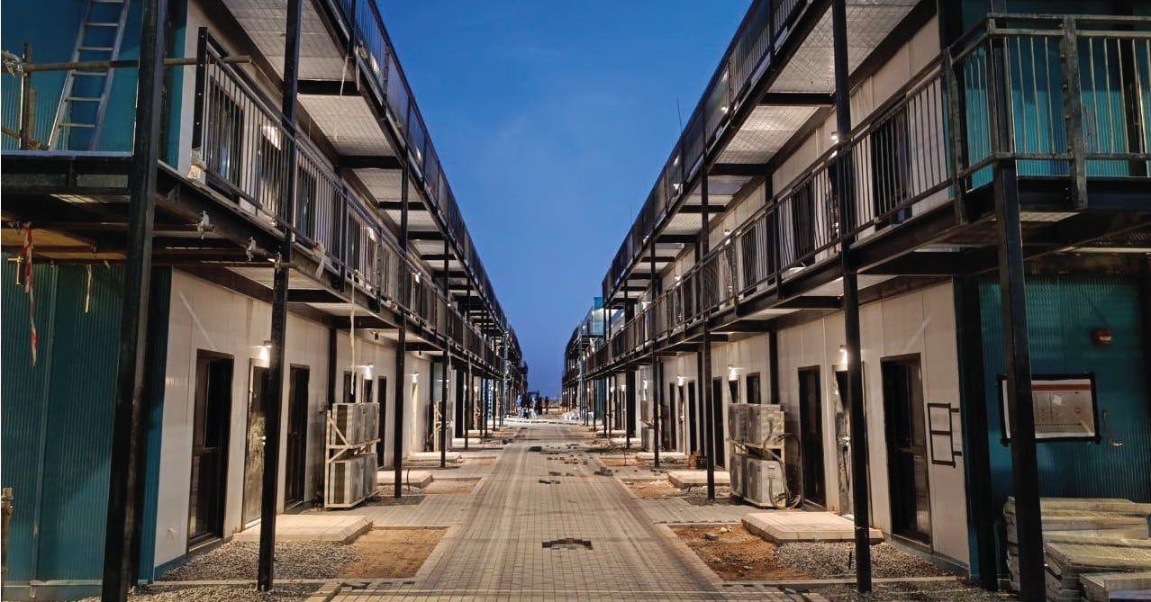NEOM project steel structures