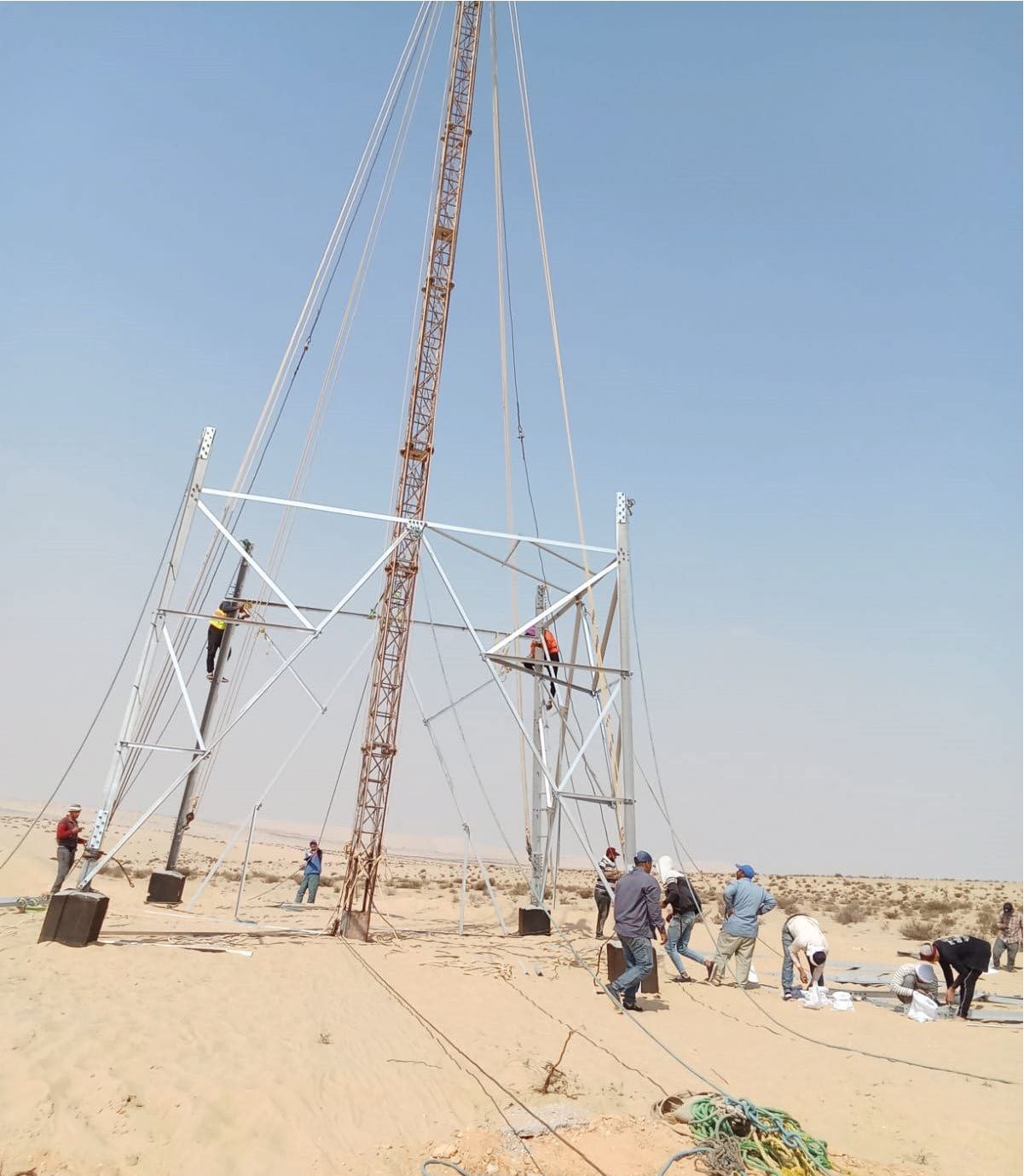220 kV towers in Sinai