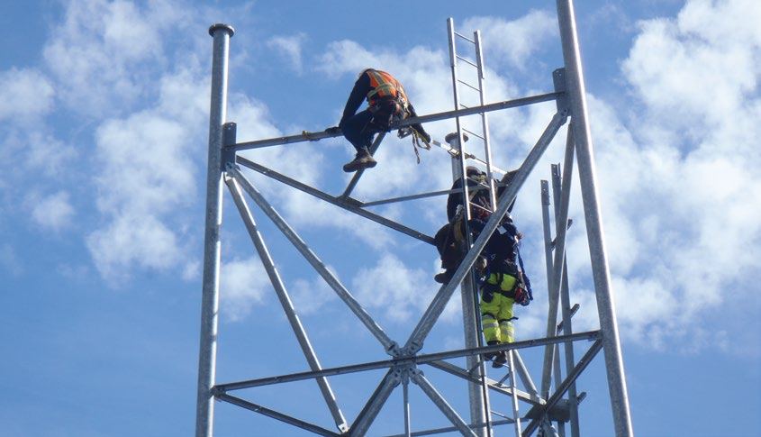 Telecom tower in Zambia
